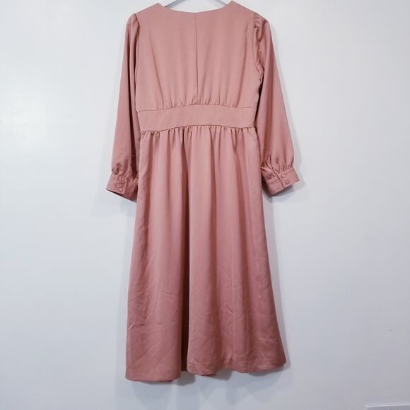 J. Crew Button Front A-Line Midi Dress - Picture 4 of 13